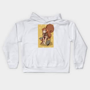 Squirrel Girl (with background) Kids Hoodie